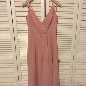 Bridesmaids Dress - Blush/Ballet Color Sz 6